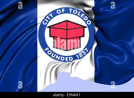 Flag of Toledo, Ohio .